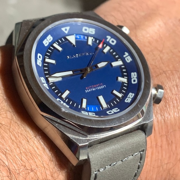 Blackwell Automatic Van Alen Watch Blue Dial SS - Picture 9 of 12